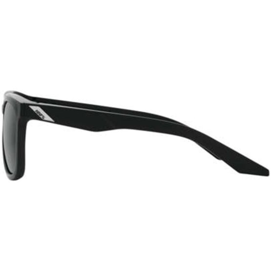 100% Hudson Sunglasses, Black Frame, Smoke Lens, Unisex - Image 3