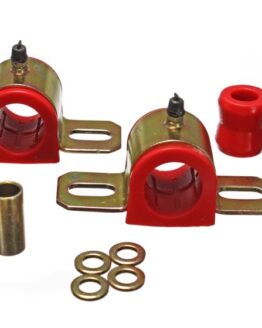 Energy Suspension 30mm Front Sway Bar Bushing Kit - Red For Jeep