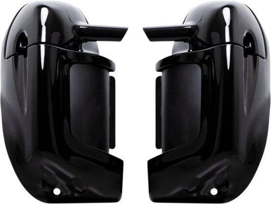 Saddle Tramp Lower Fairing Speaker Mounts Black For Harley FL Touring 83-13 - Image 6