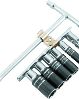 BikeMaster 1/4in Drive T-Handle Metric Wrench Set 6-pt 8-14mm