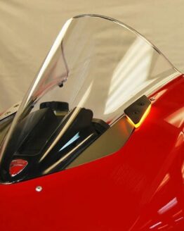 New Rage Cycles Mirror Block Off Turn Signals Black Fits 18-24 Ducati V4