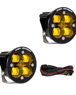 Squadron R SAE LED Spot Light - Amber - Pair