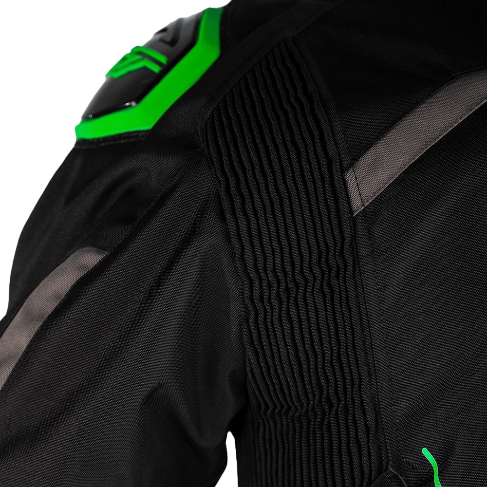 RST S1 CE Textile Jacket Black/Grey/Neon Green Small - Image 6