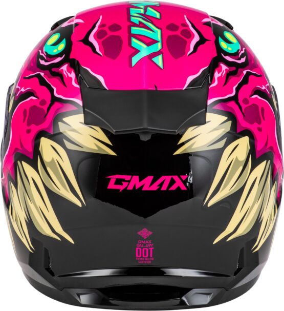 GMAX Youth GM-49Y Drax Helmet Pink Large - Image 4