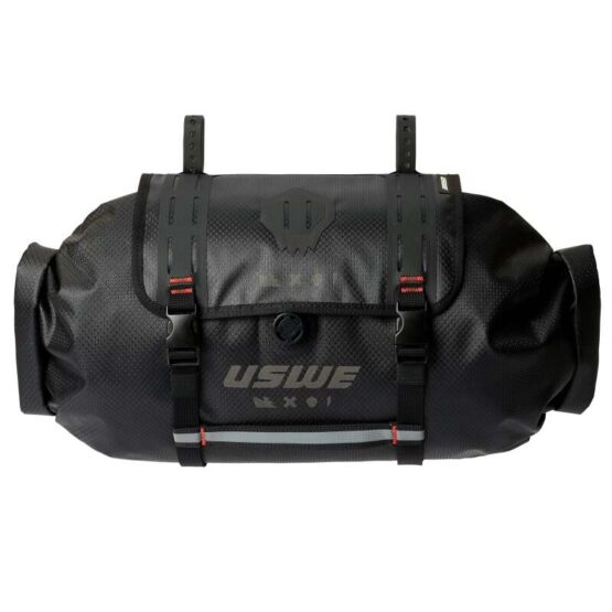 USWE Handlebar Roll-Top Bag with Holster Black