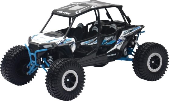 1:18 Scale Polaris RZR XP4 Rock Crawler Toy Blue/Black by New Ray
