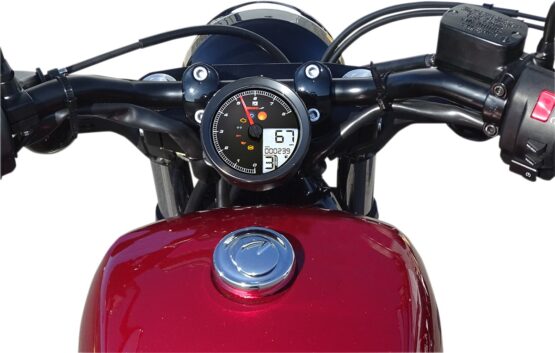 Black Bezel Tnt-B Multi-function Speedo & Tach Gauge - Image 3
