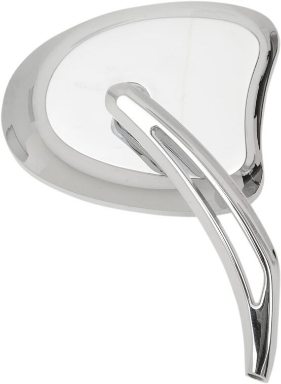Drag Specialties Tapered Chrome Mirrors with Slotted Stem Universal Pair - Image 4