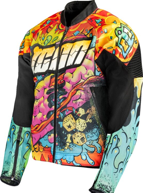 ICON Overlord3 Scatterbrain Mesh Jacket XL Black