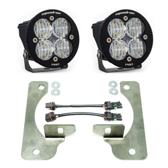 Baja Designs Squadron R Pro Fog Pocket Kit Fits 2018 Wrangler JL Rubicon