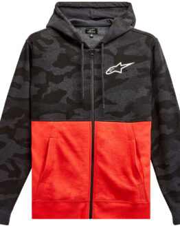 Alpinestars Camo Block Hoodie Char Heather/Warm Red 2X-Large