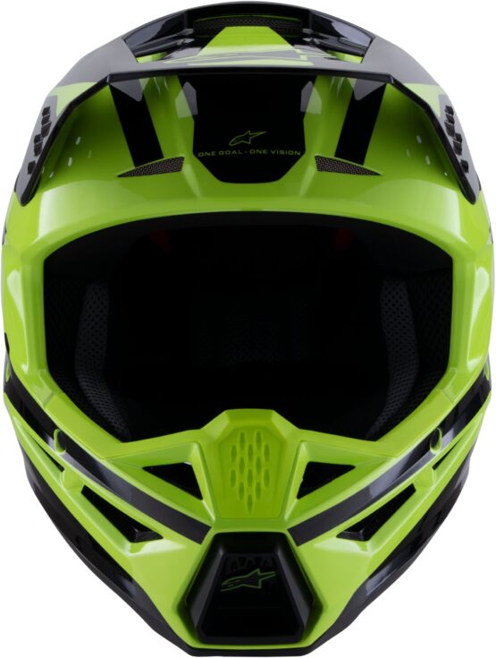 Alpinestars SM3 Heat Helmet Yellow Fluo/Black Gloss M - Image 7