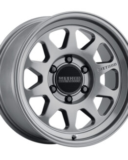 MR316 17x8.5 0mm Offset 6x5.5 106.25mm CB Gloss Titanium Wheel