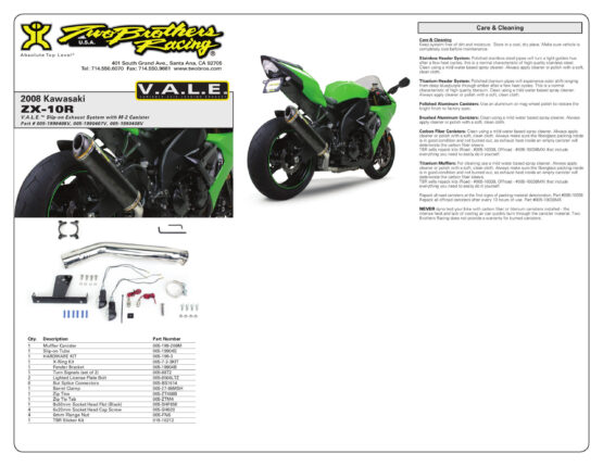 M2 Aluminum Slip On Exhaust System - Image 4
