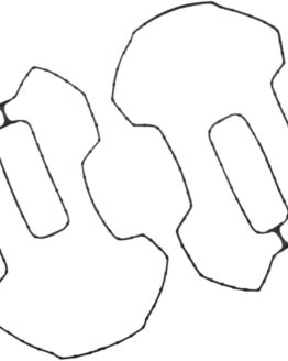 Lower Rocker Cover Gaskets 2Pk Fits Milwaukee 8 Rocker Box Assembly