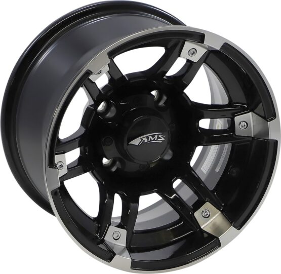 AMS Roll'n 104 Rear Wheel 12x7 4/110 Black Gloss Machined