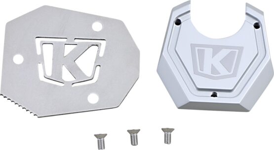 Kuryakyn Lodestar Kickstand Shoe Silver Fits BMW R1200/1250 GS/Adv - Image 2