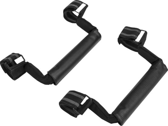ATV-TEK Pro Series UTV Grab Handles Black Pair Universal Fit