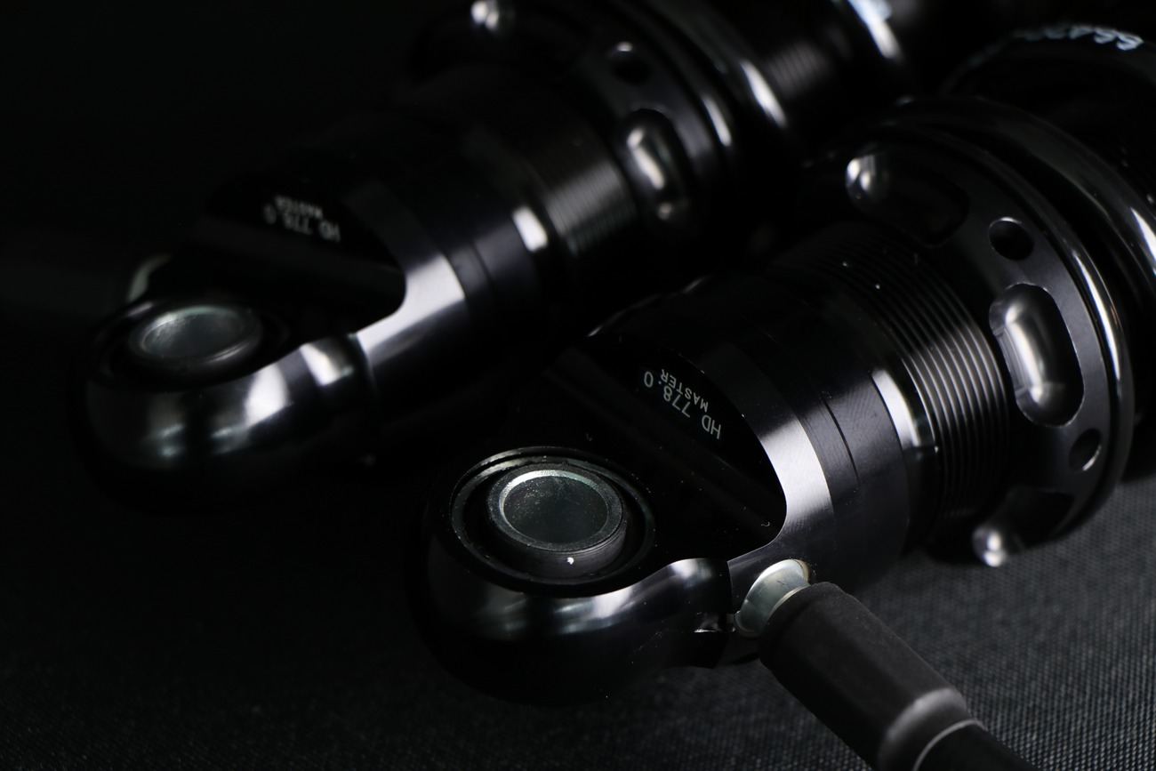 Ohlins STX 36 Blackline Rear Shocks Pair Black Harley Touring For FL Models - Image 5