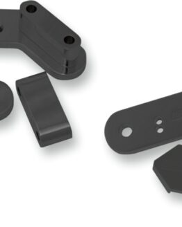 Passenger Floorboard Brackets - Black