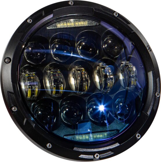 HardDrive LED Headlight 7 Inch 130W Black 10000/5000 Lumens