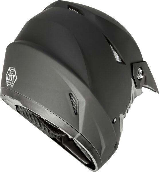 GMAX Youth MX-46Y Off-Road Helmet Matte Black Youth Large - Image 2