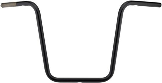 Drag Specialties 1in Ape Hanger Handlebar Flat Black 16in Rise