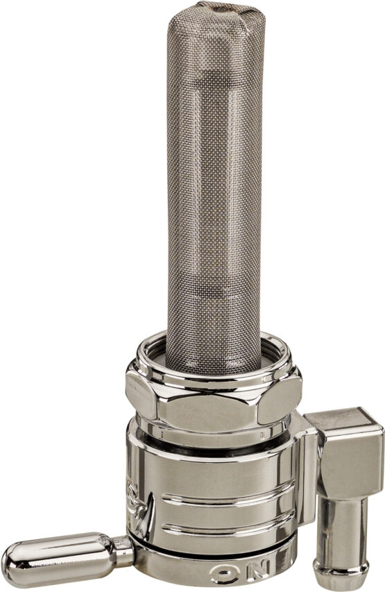Golan Click-Slick Fuel Petcock Downward Chrome 22mm - Image 2