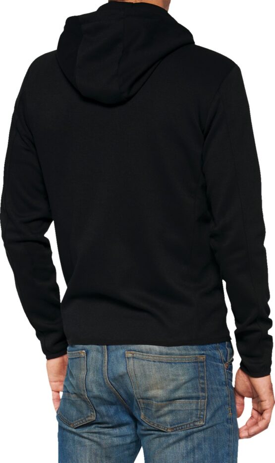 Men's Viceroy Tech Zip Hoody Black XL by 100% - Image 2