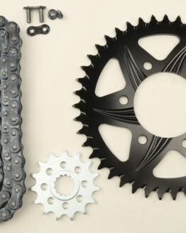 V3 Chain & Sprocket Kit Black SX Chain 520 15/43 Hardcoat Aluminum