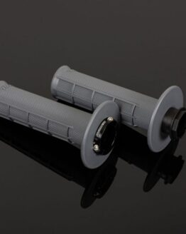 Renthal MX Original Lock-On Grips Medium Half Waffle Gray