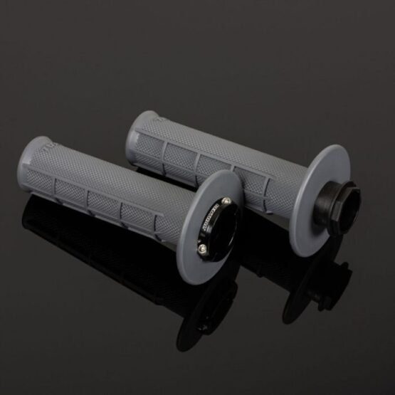 Renthal MX Original Lock-On Grips Medium Half Waffle Gray
