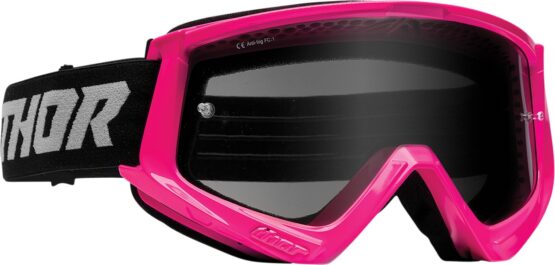 Thor Combat Sand Racer Goggles Flo Pink Smoke Lens Adult Unisex