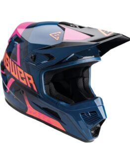AR1 Vendetta Helmet Dark Blue/Rhodamine/Orange - Large