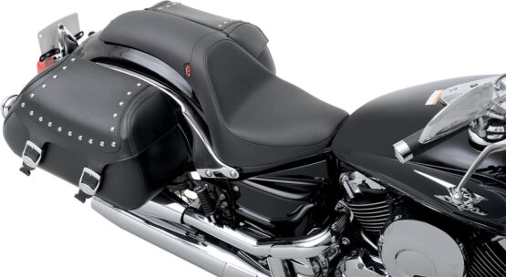 Z1R Predator Seat Smooth Black For Yamaha V Star 650 Silverado