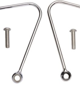 Cobra Chrome Saddlebag Supports Fits Honda Spirit 750 C2