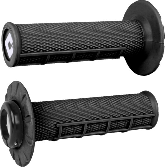 ODI ATV MX Half-Waffle V2.1 Lock-On Grips Black 7/8" Bars