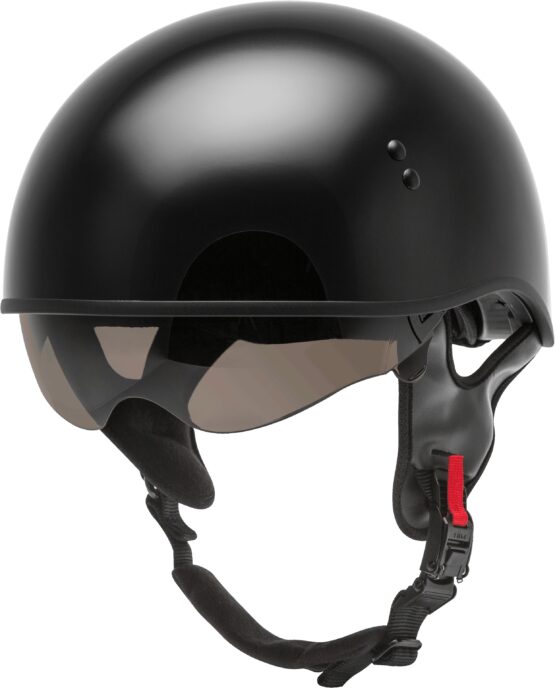 GMAX HH-65 Naked Half Helmet Black Medium - Image 4