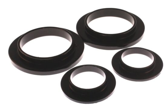 Black Rear Spring Isolator Set Fits 79-04 Ford Mustang SVO