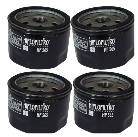 HF565 Oil Filter - Black - 4 Pack