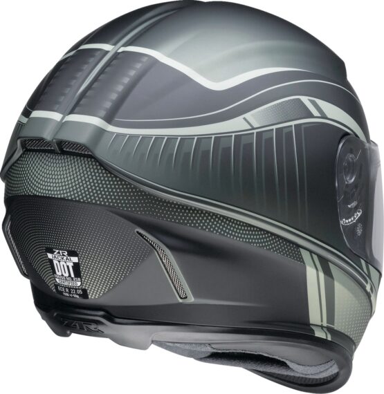 Z1R Jackal Dark Matter Helmet - Matte Silver/Green (M) - Image 4