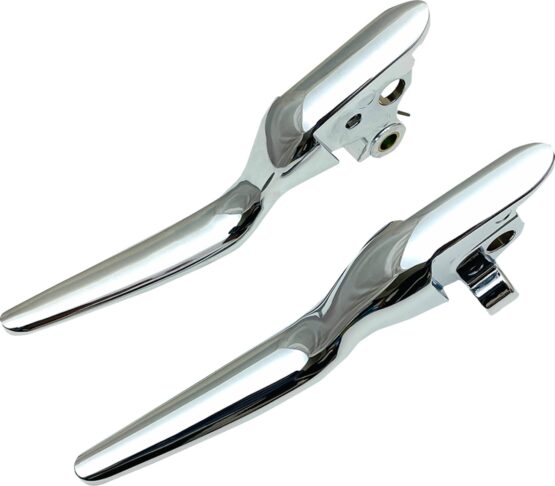 Drag Specialties Custom Lever Set Chrome For Harley Touring Models - Image 2