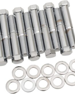 Hexed Chrome Head Bolt Kit For Pan/Shovel