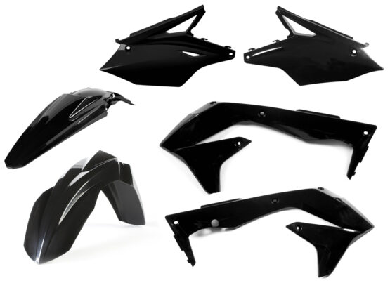 Acerbis Black Plastic Kit 6pc Fits 2016-2017 Kawasaki KX450F
