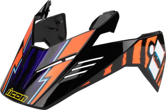 ICON Elsinore Helmet Peak Rad Dawn Orange M-L - Image 2