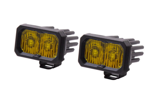 Stage Series 2 In LED Pod Pro - Yellow Driving Standard ABL (Pair) - Image 2