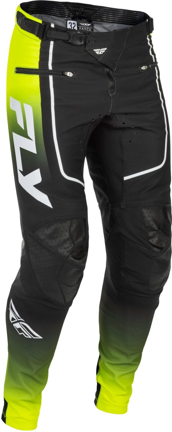 Fly Racing Rayce Bicycle Pants Lime/Black/White Men's 34