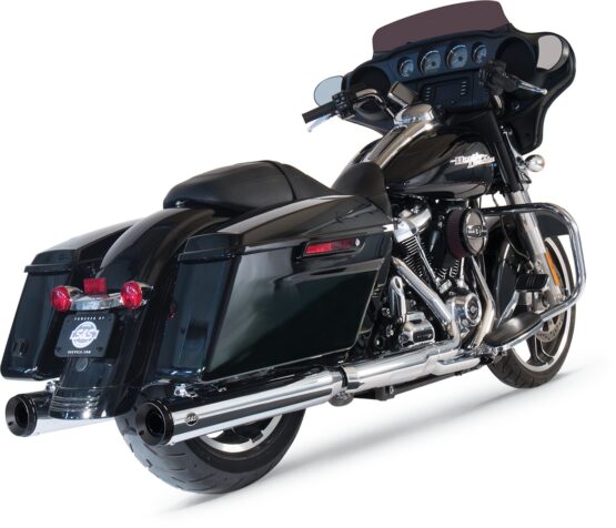Grand National Chrome 4" Slip On Exhaust Black Cap - Image 2