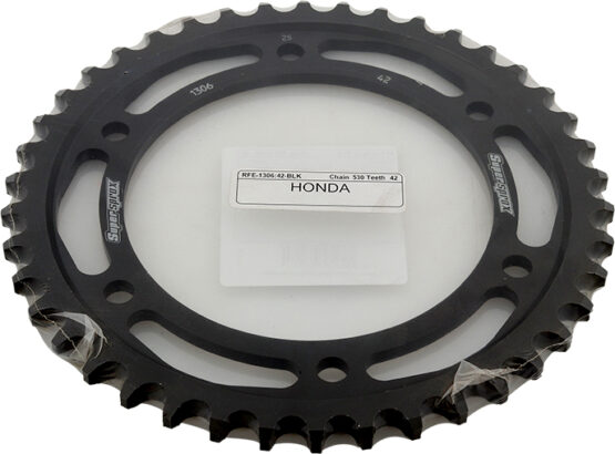 Supersprox Steel Rear Sprocket 42T 530 Black Fits Honda - Image 4