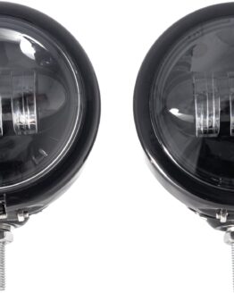 Letric Lighting 4.5" LED Passing Lamps Black